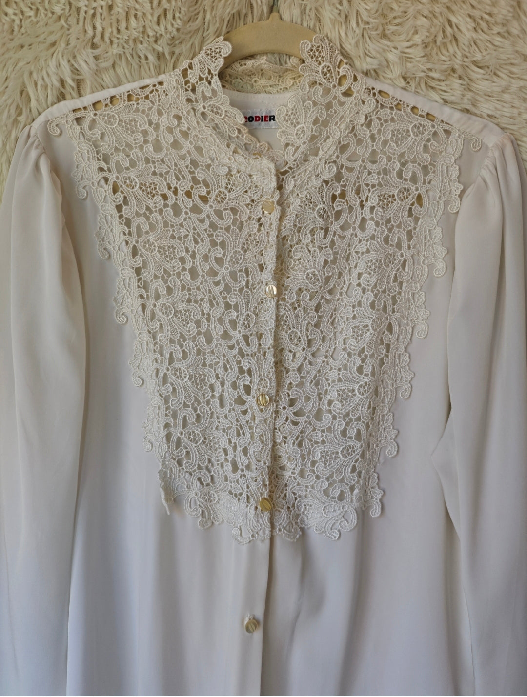 Camicia pizzo sangallo