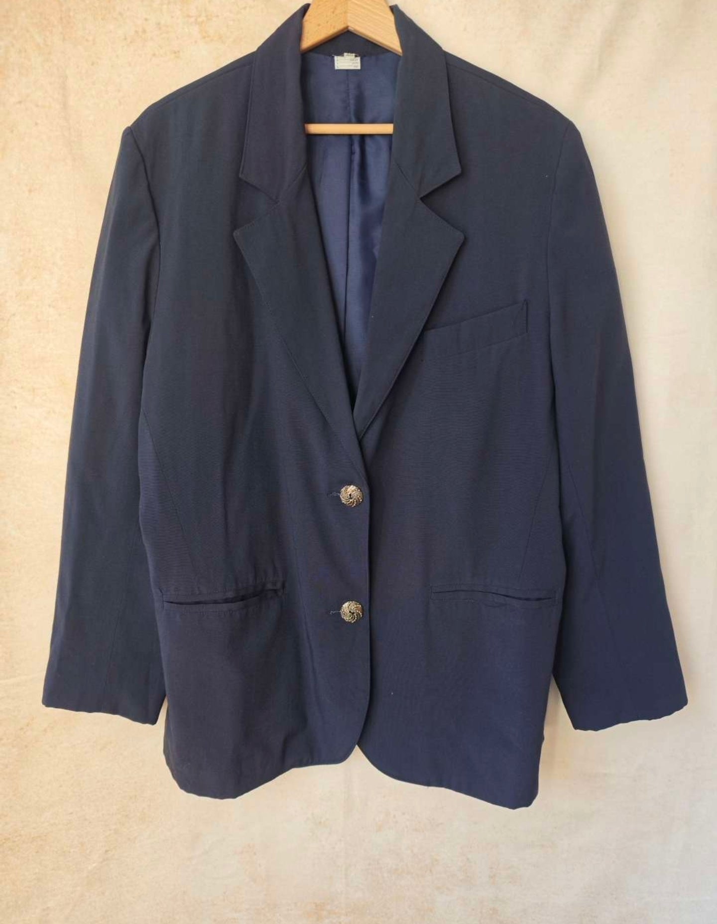 Blazer navy bottoni gioiello