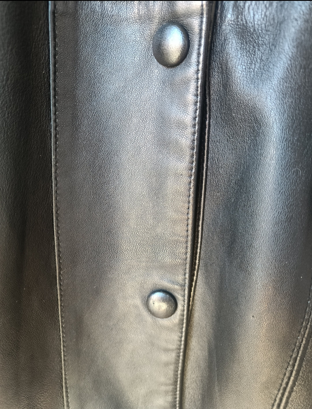 Trench vera pelle e camoscio