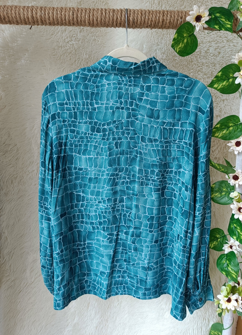 Camicia turchese acqua