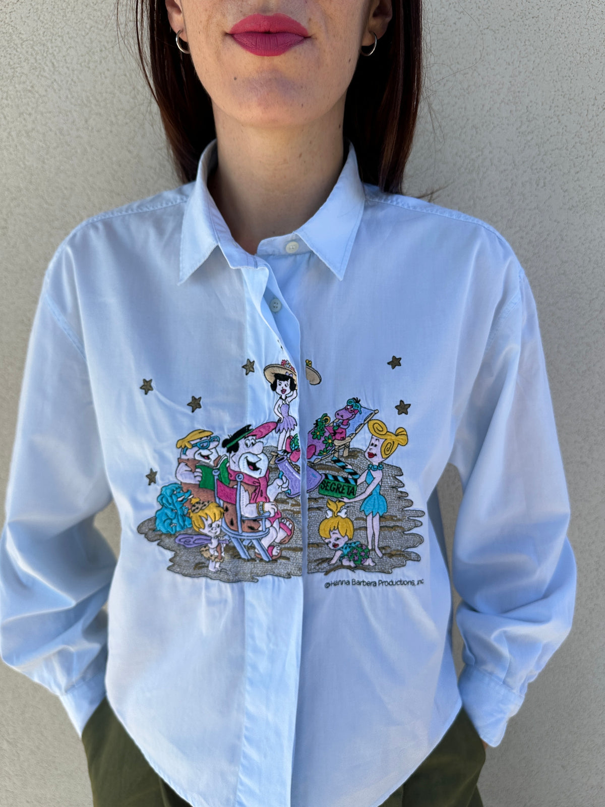 Camicia Flintstones sotto le stelle