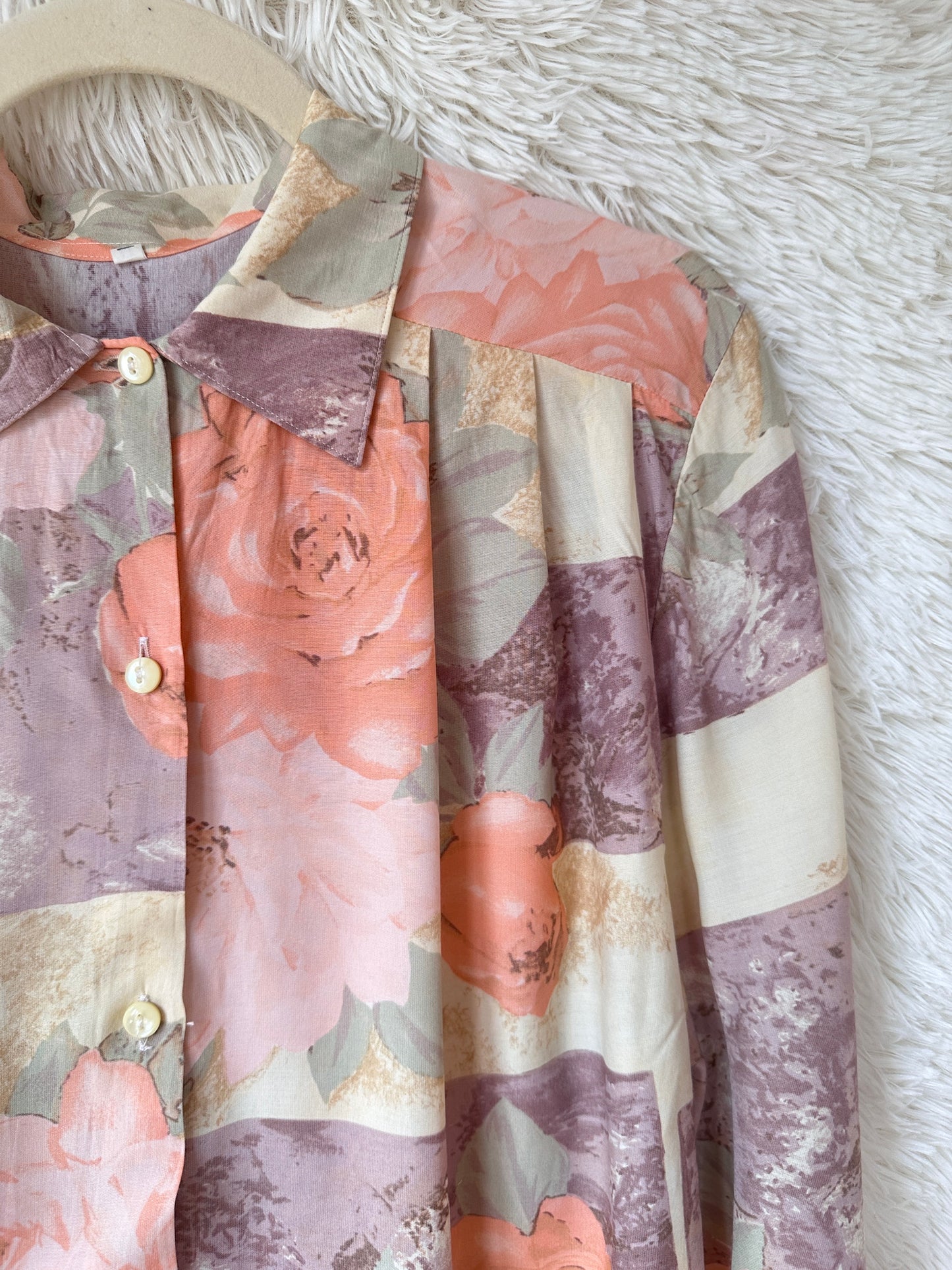Camicia panelli rose