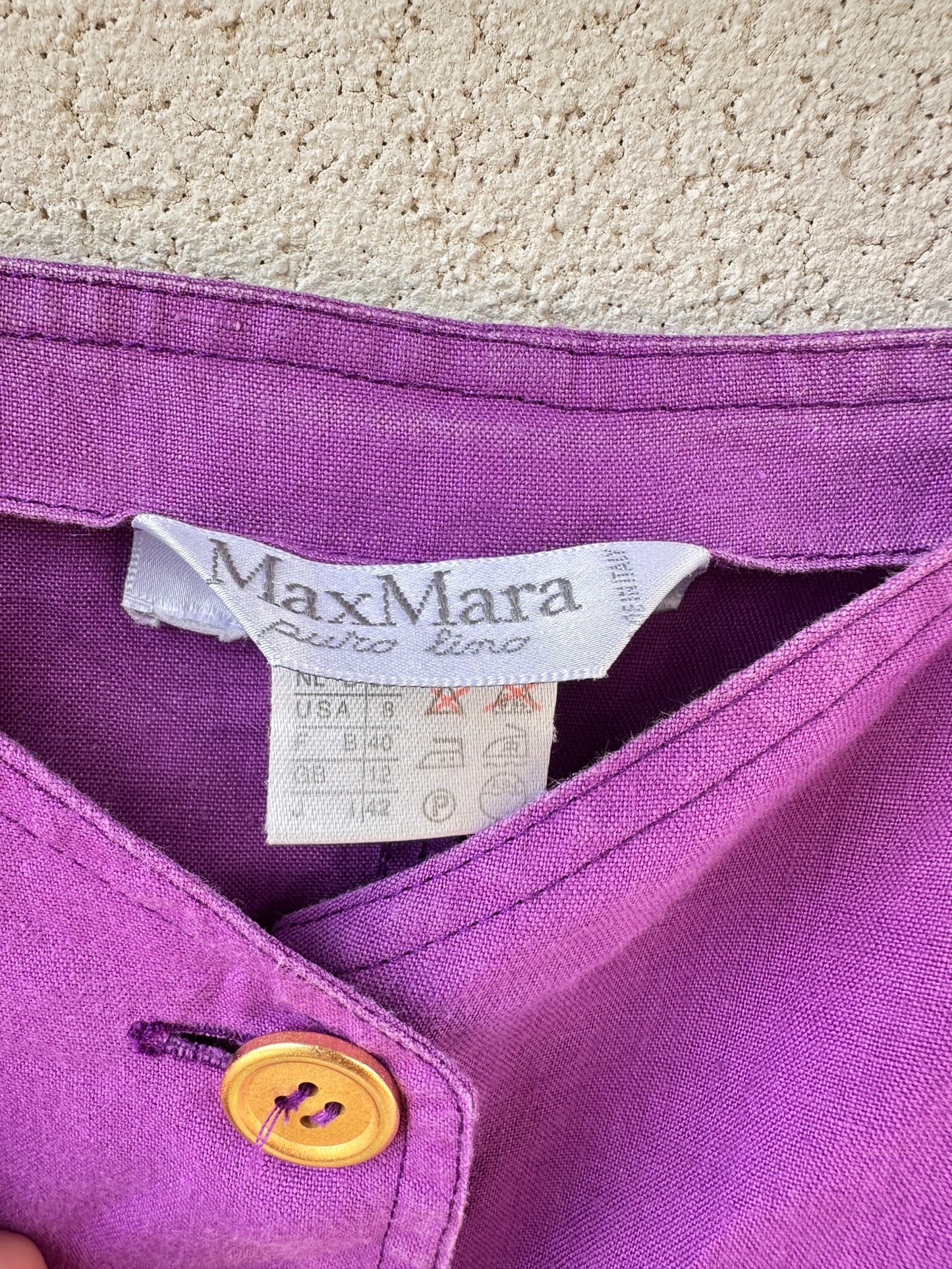 Max Mara – Top in lino
