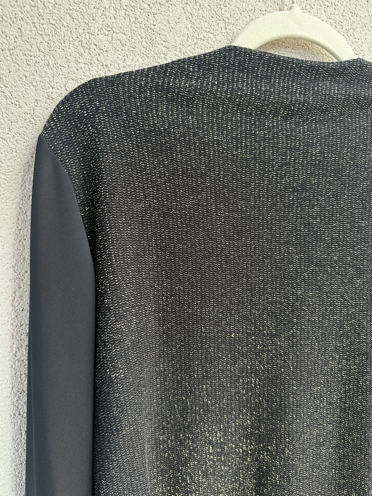 Blusa Lurex e Chiffon
