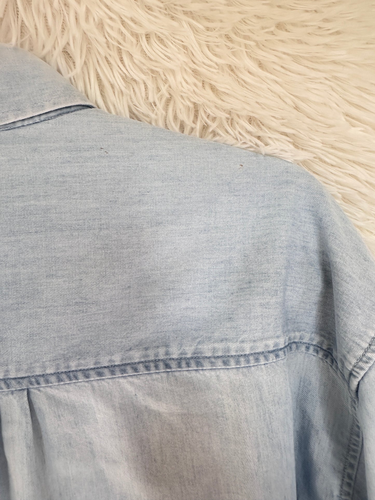 Camicia denim paperina film strip
