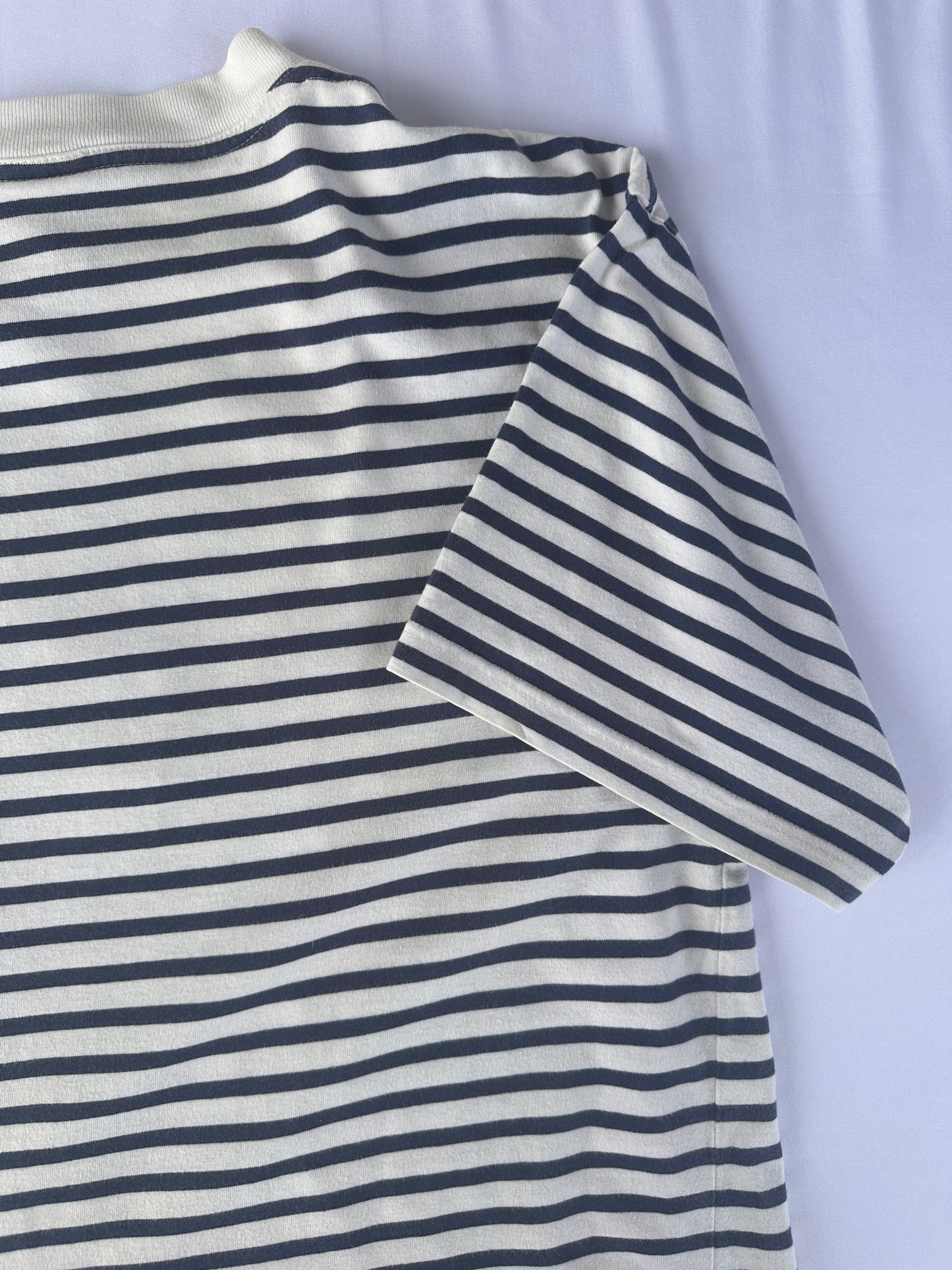 T-shirt a righe con Taschino "Il Principe e il Povero"