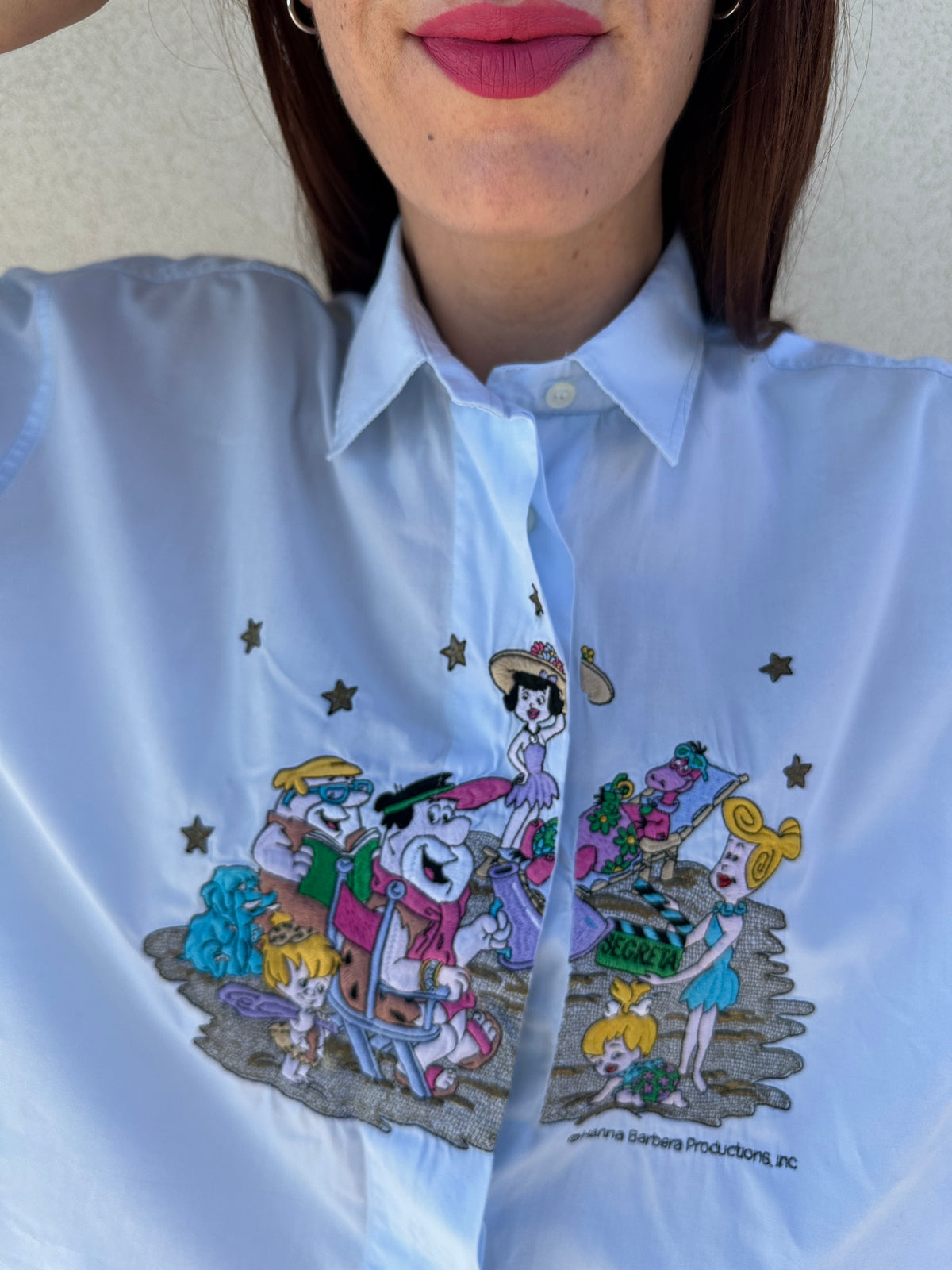 Camicia Flintstones sotto le stelle