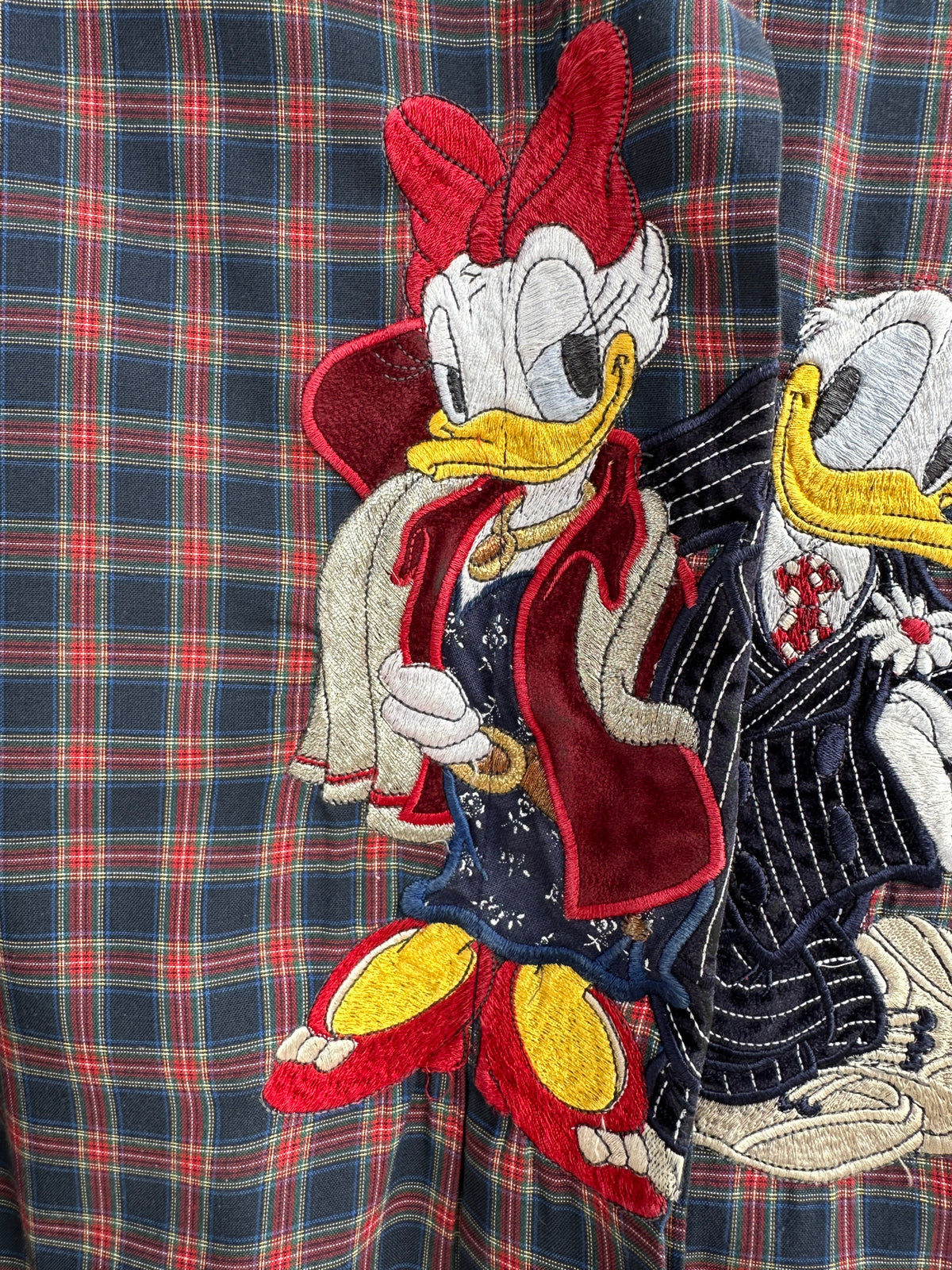 Camicia Paperino e Paperina tartan