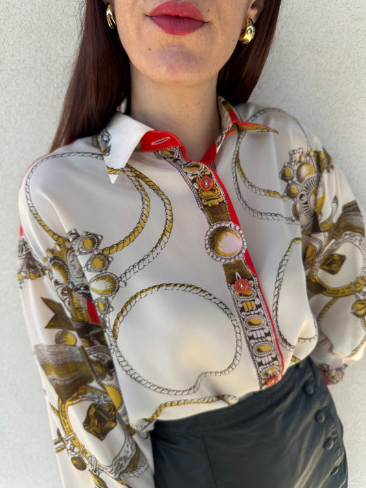 Camicia Stampa Barocca