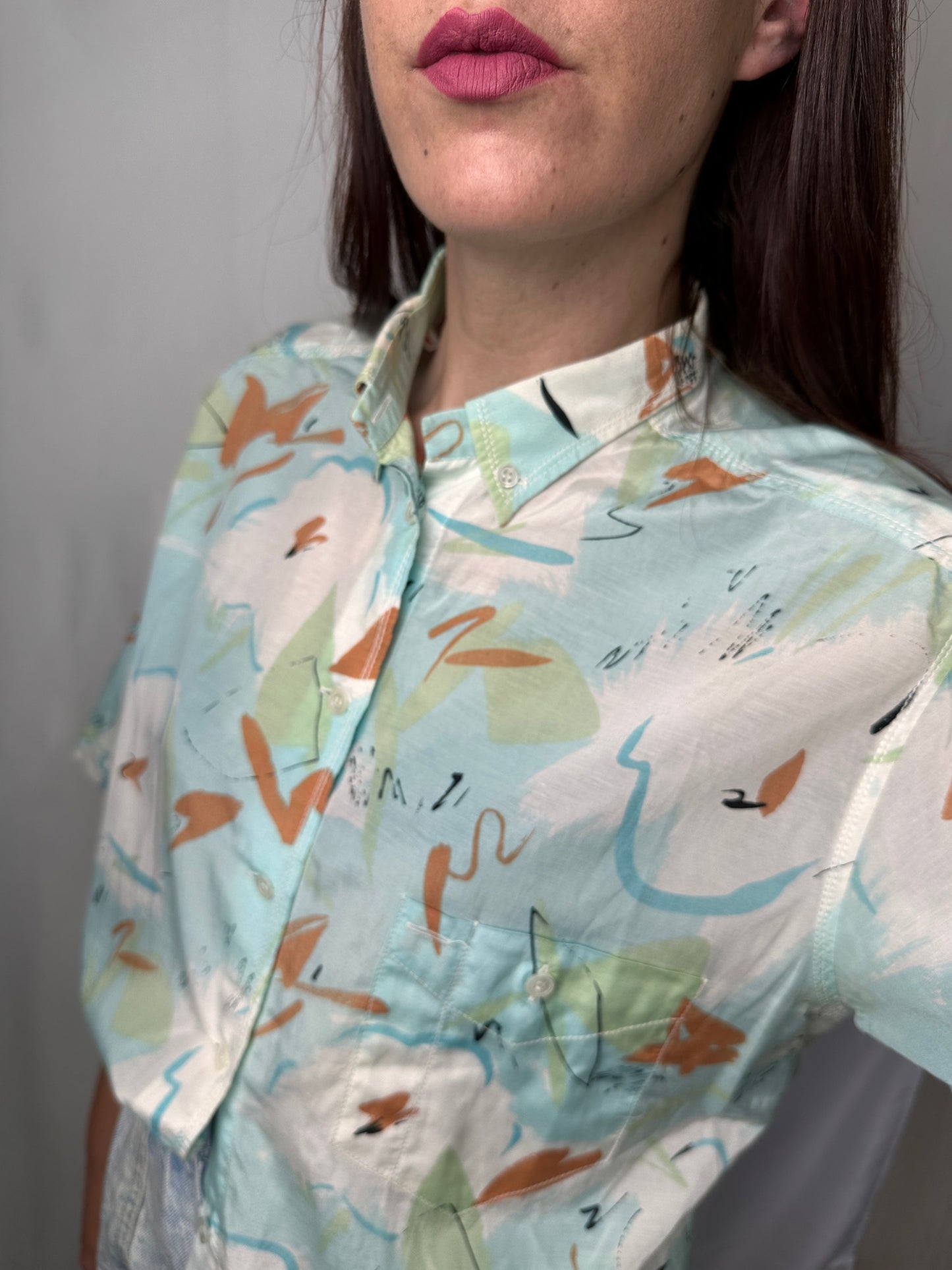 Camicia vintage astratta