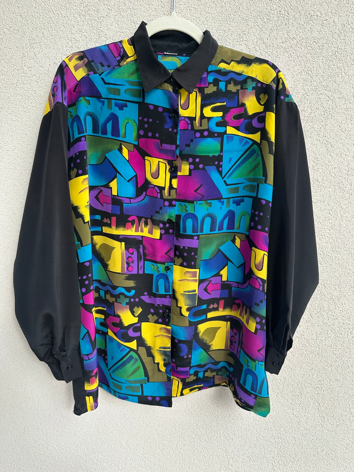 Camicia stampa astratta