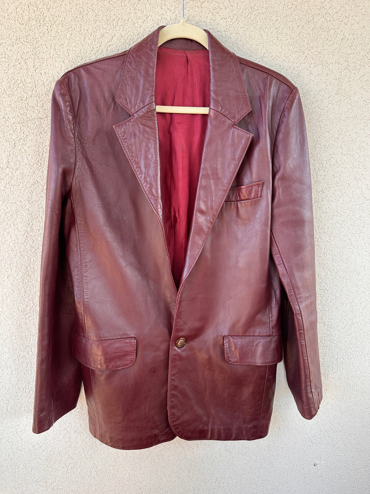 Giacca pelle bourdeux