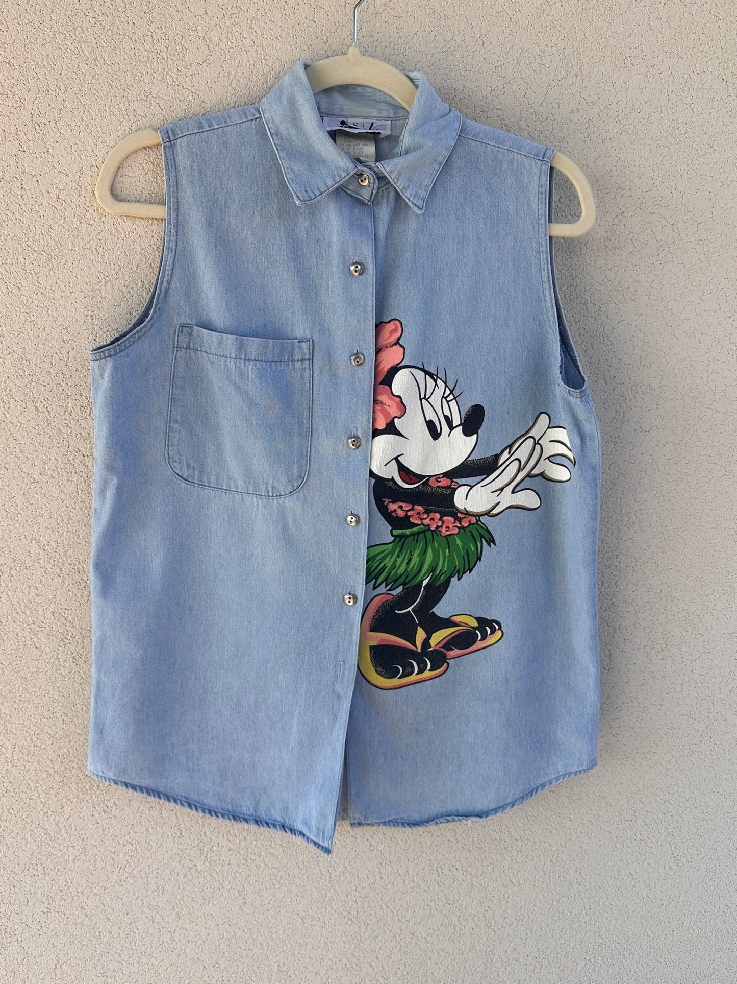 Camicia smanicata Disney by Jerry Leigh “Minnie Hula”