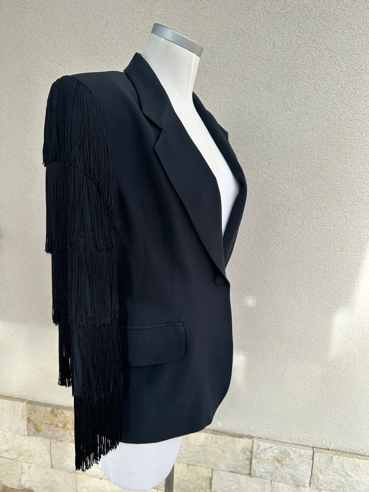Moschino Couture! — Rara Blazer Vintage SS 1989 con Frange