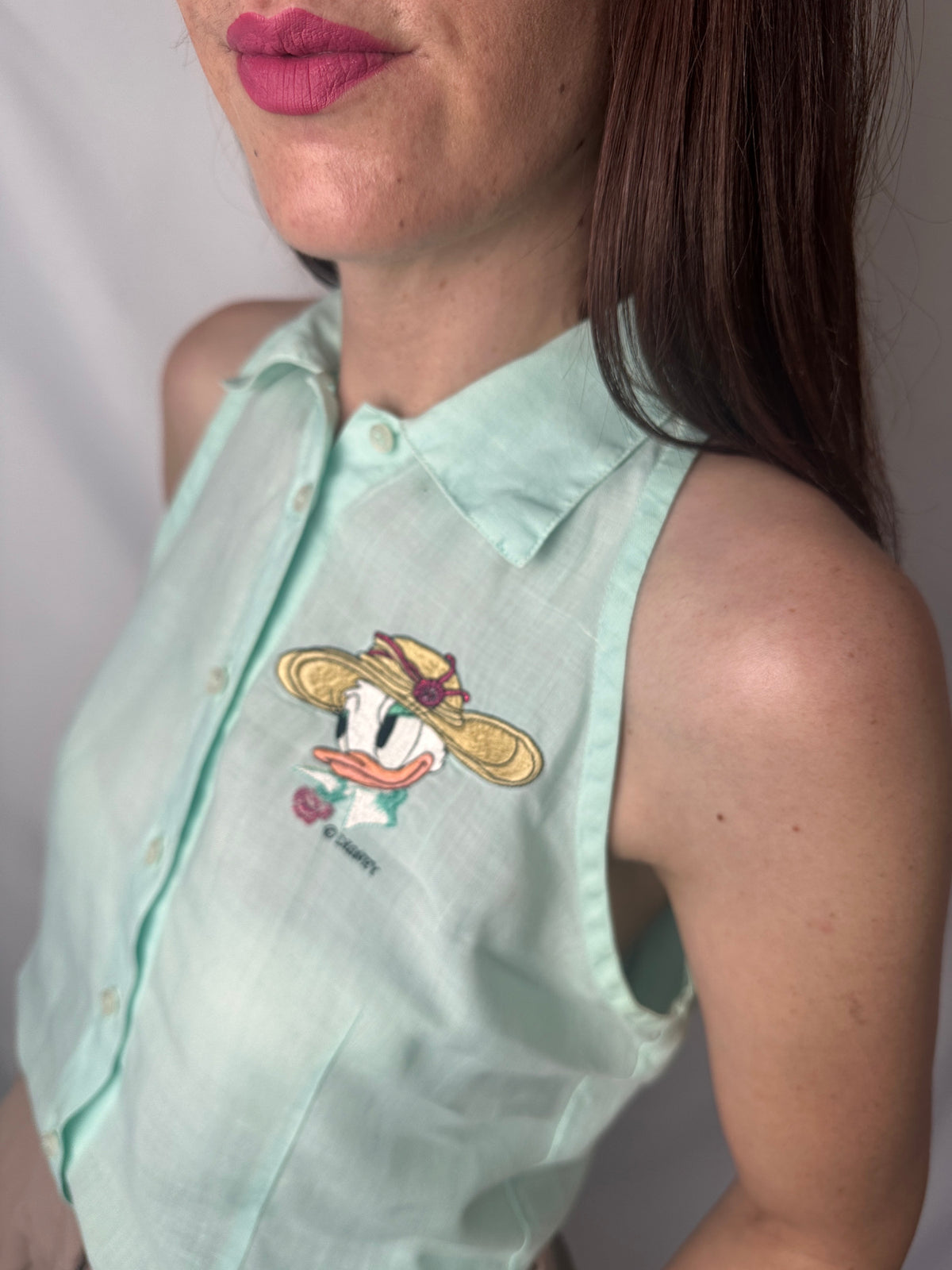 Camicia paperina menta