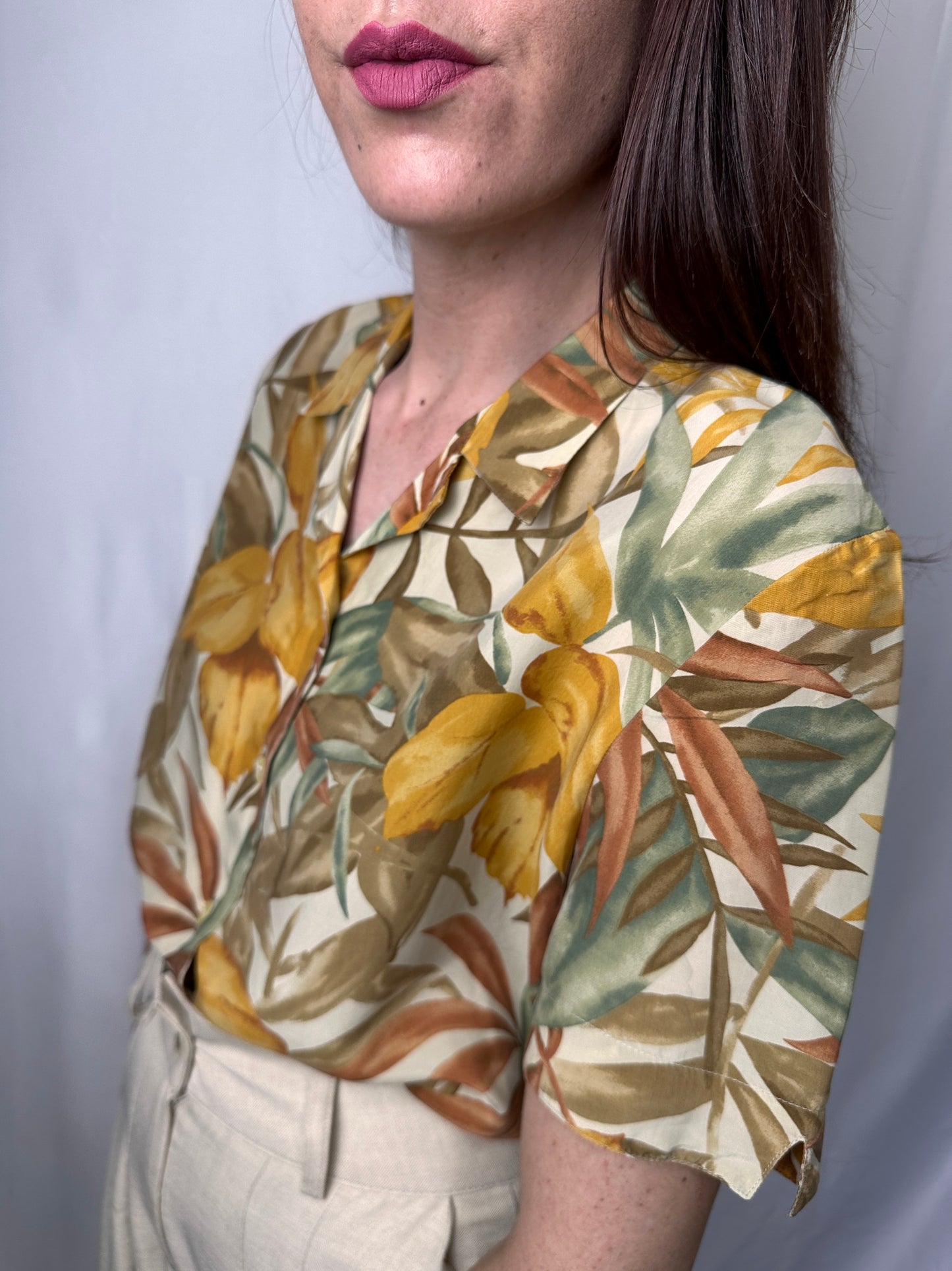 Camicia vintage tropicale