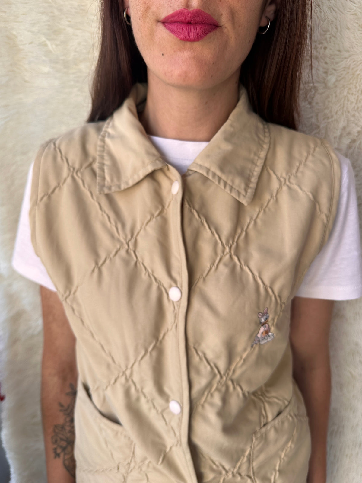 Gilet Georgya Studio con ricamo Paperino & Paperina