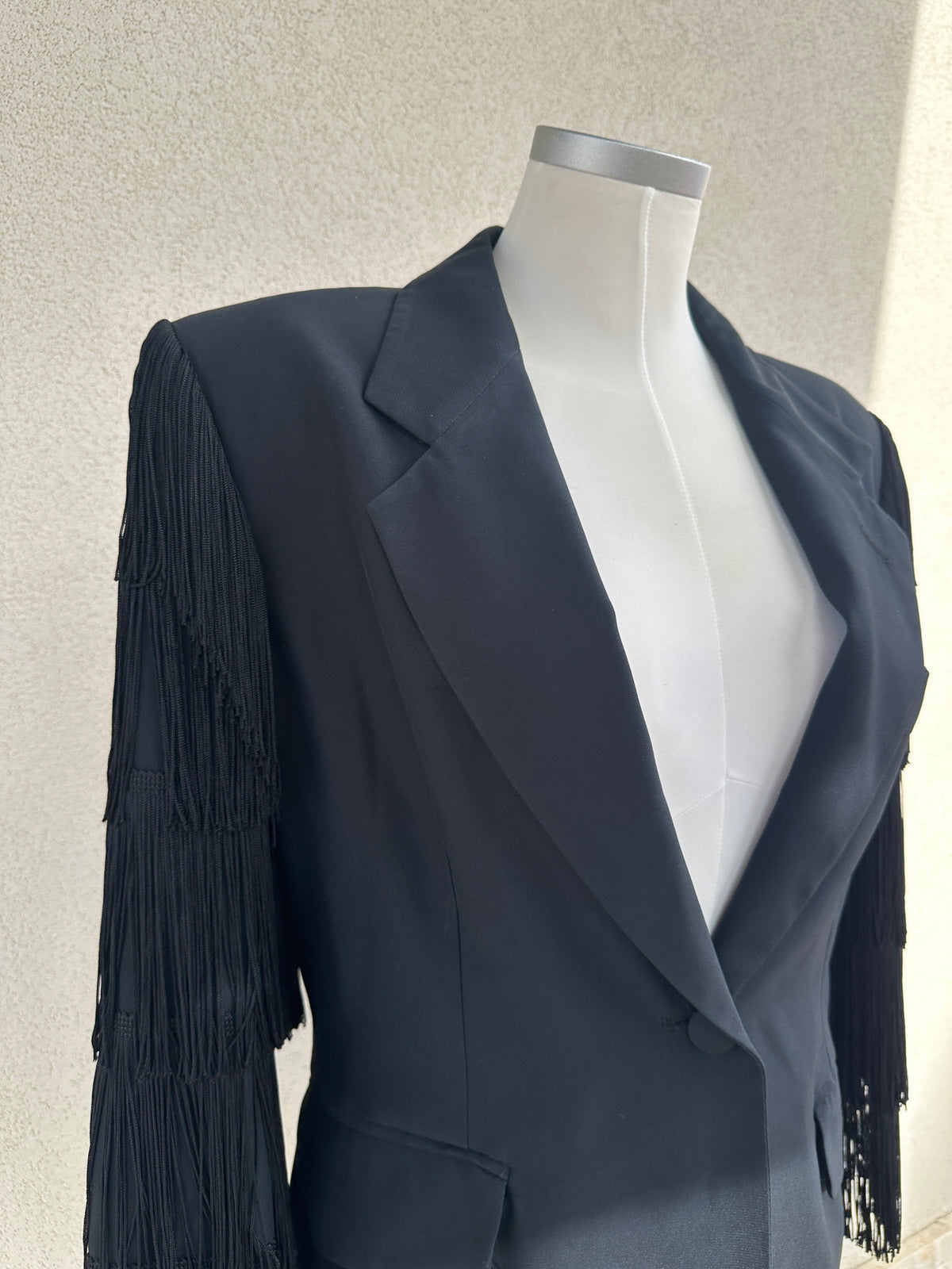 Moschino Couture! — Rara Blazer Vintage SS 1989 con Frange