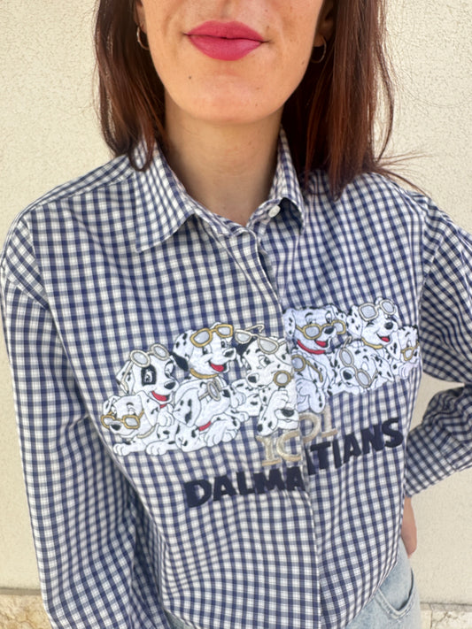 Camicia 101 Vichy blu