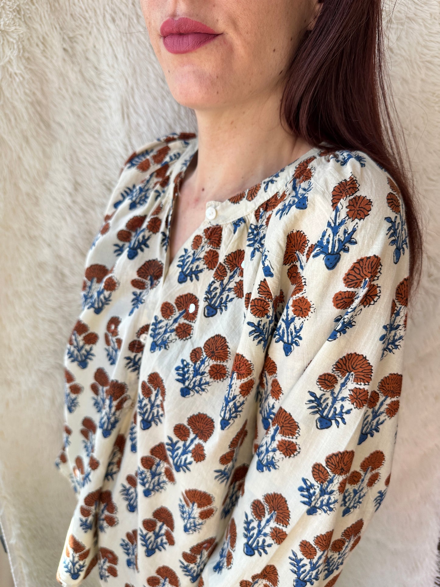 Blusa Boho-Chic "Indian Garden"