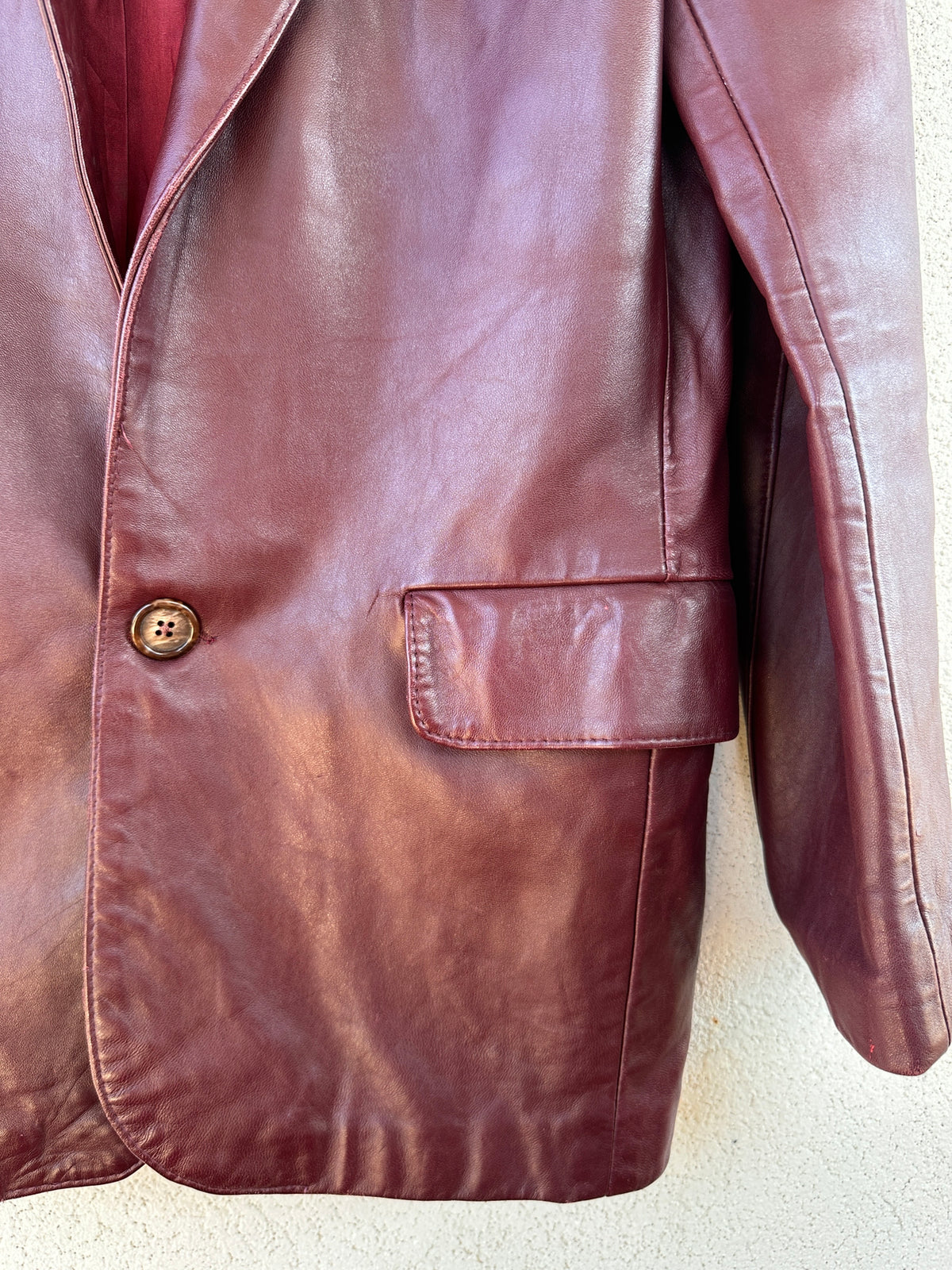 Giacca pelle bourdeux