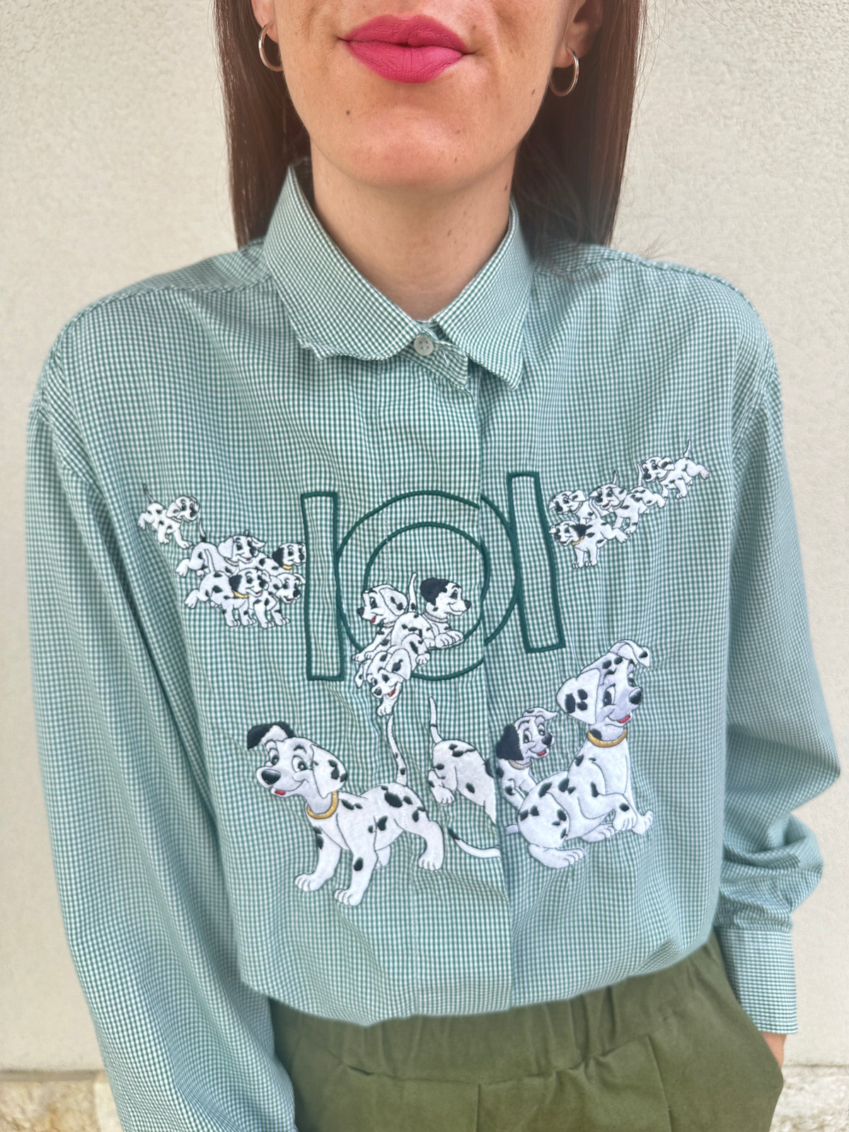 Camicia 101 Vichy verde