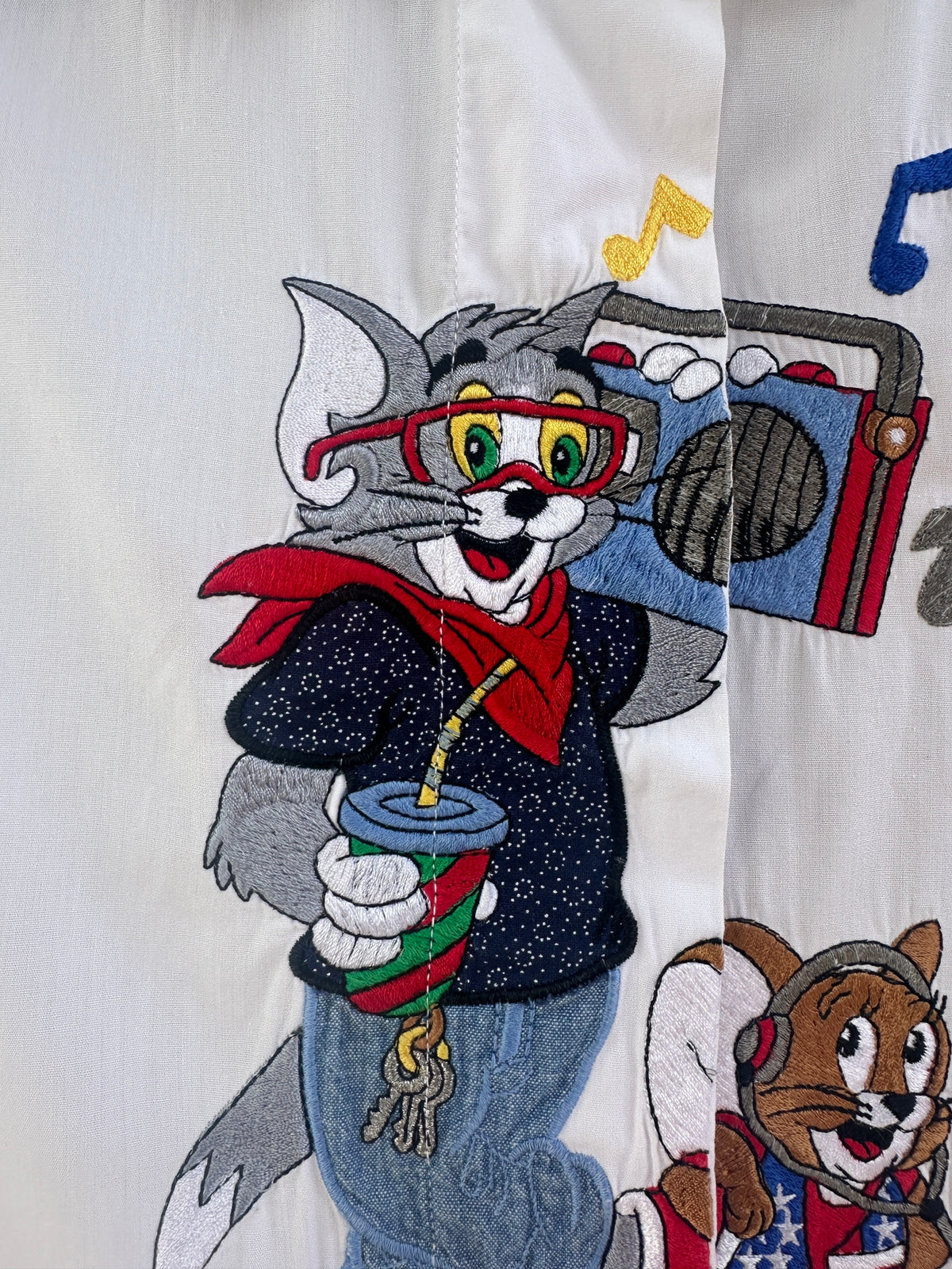 Camicia Tom e Jerry Pop bianca