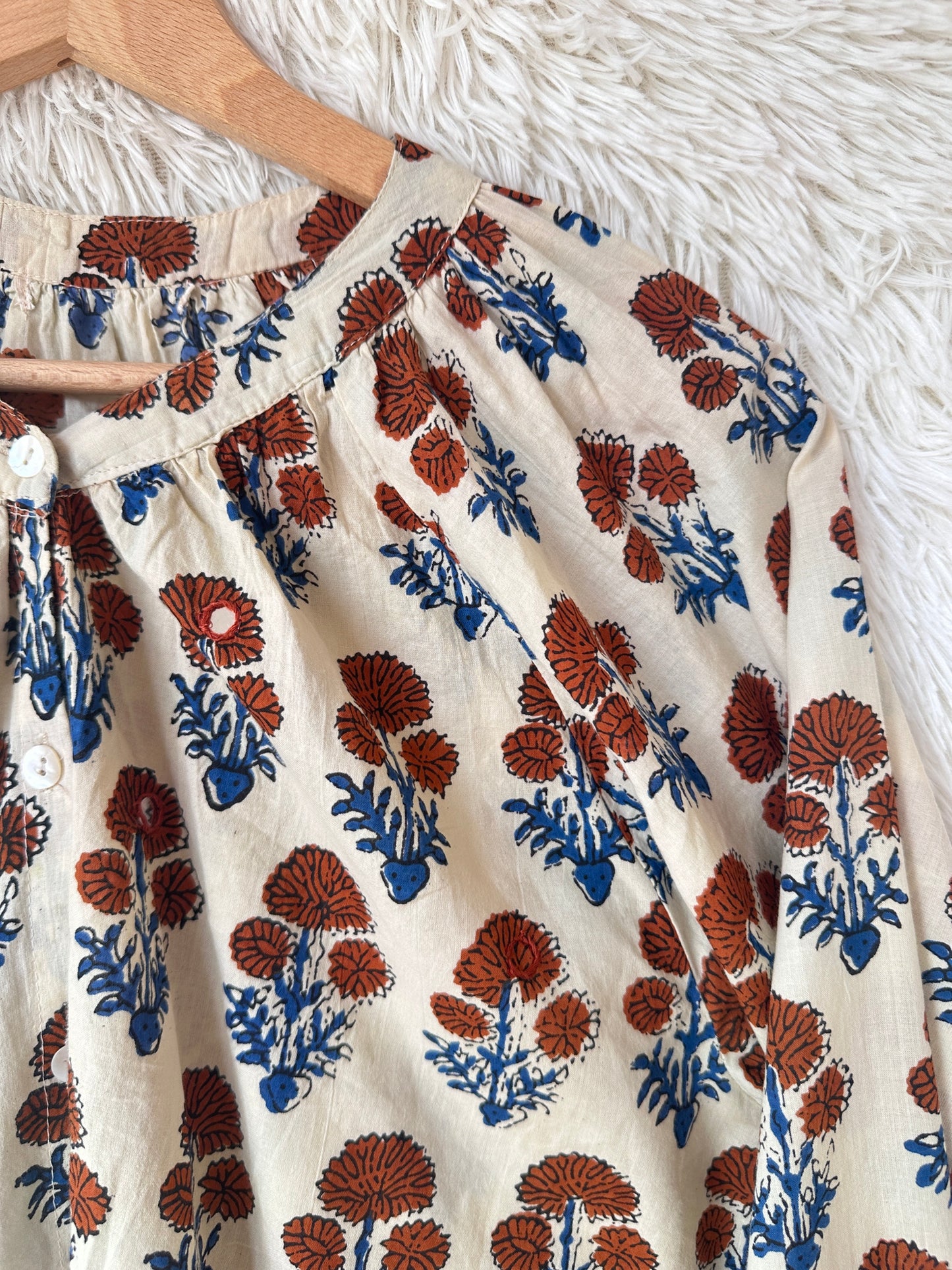 Blusa Boho-Chic "Indian Garden"