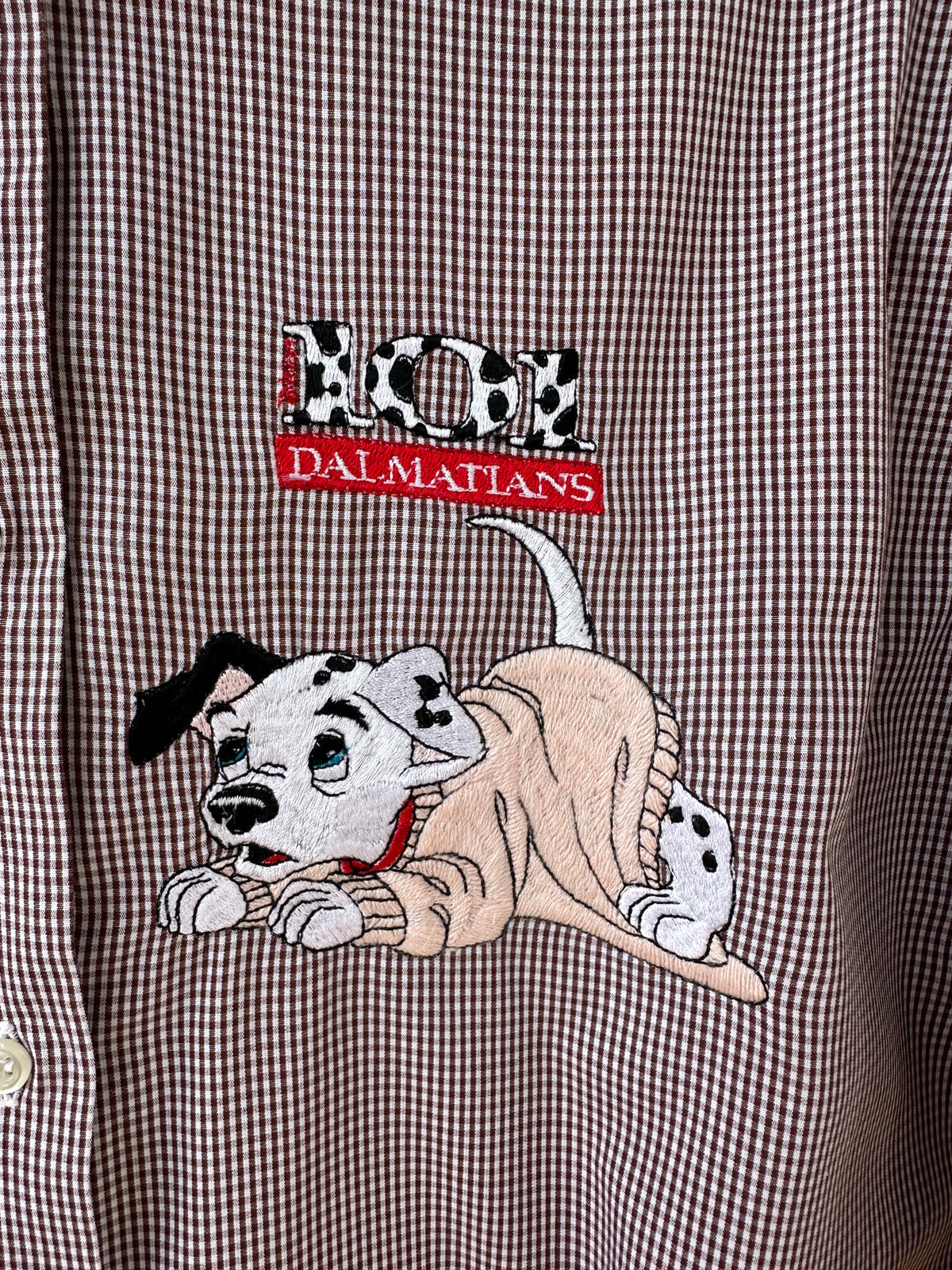Camicia 101 Dalmati Quadretti Marrone