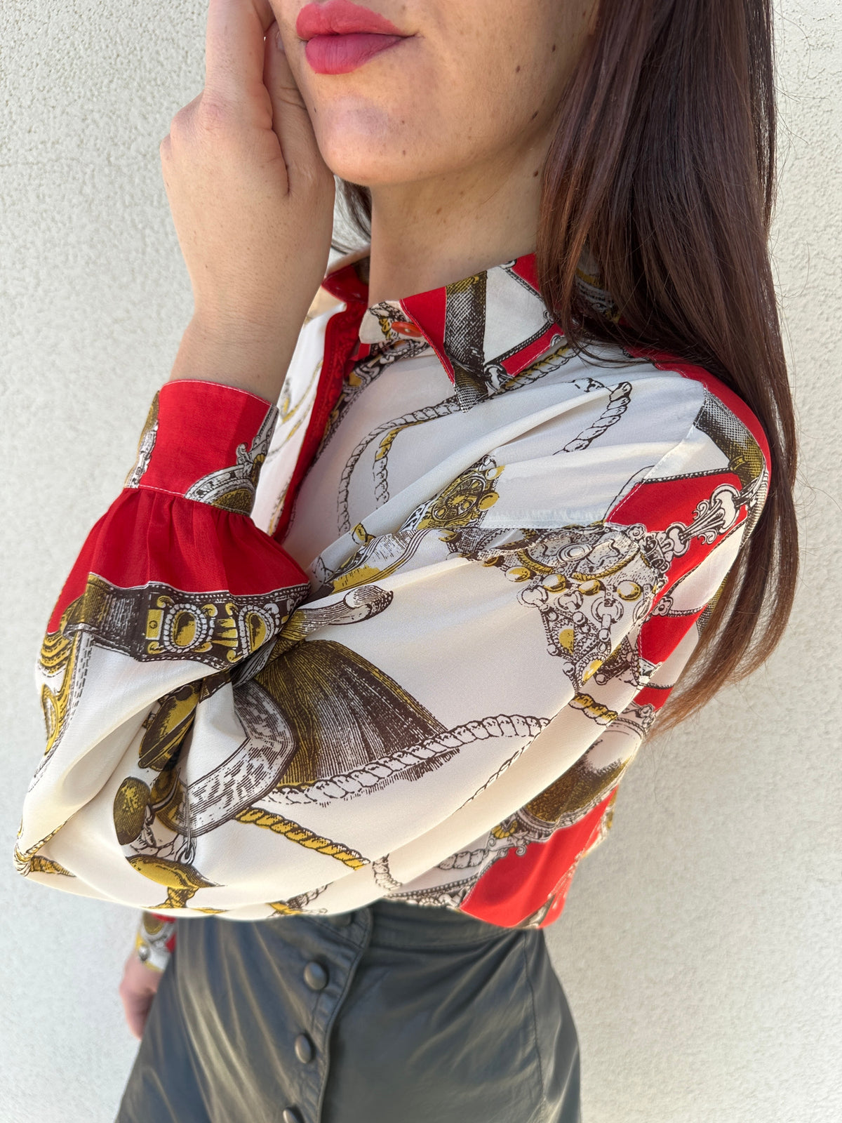 Camicia Stampa Barocca