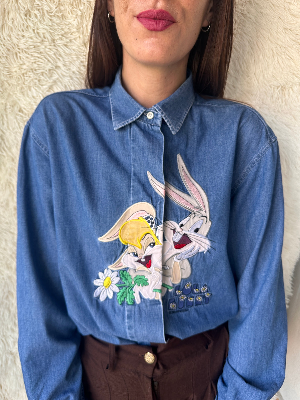 Camicia bugs e Lola bunny denim