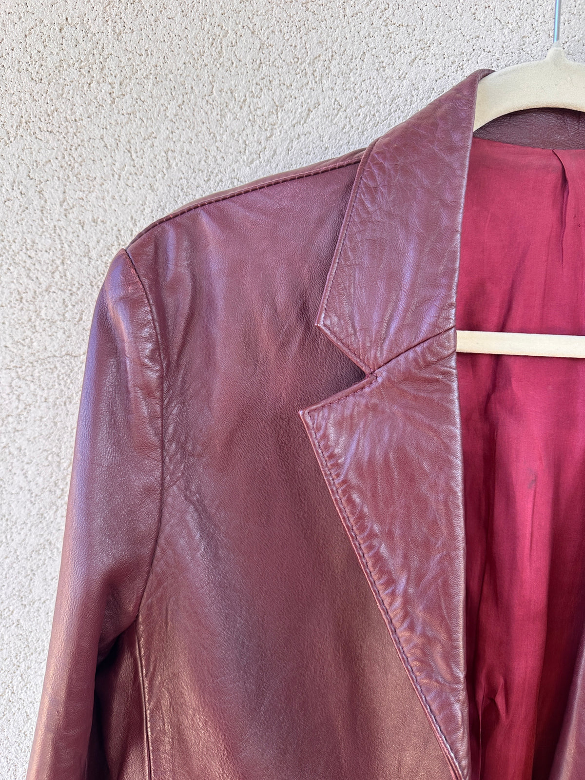 Giacca pelle bourdeux