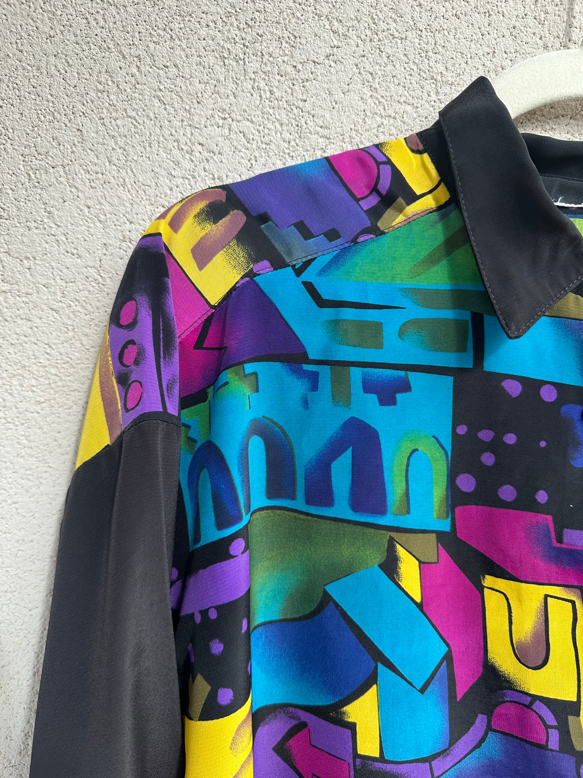 Camicia stampa astratta