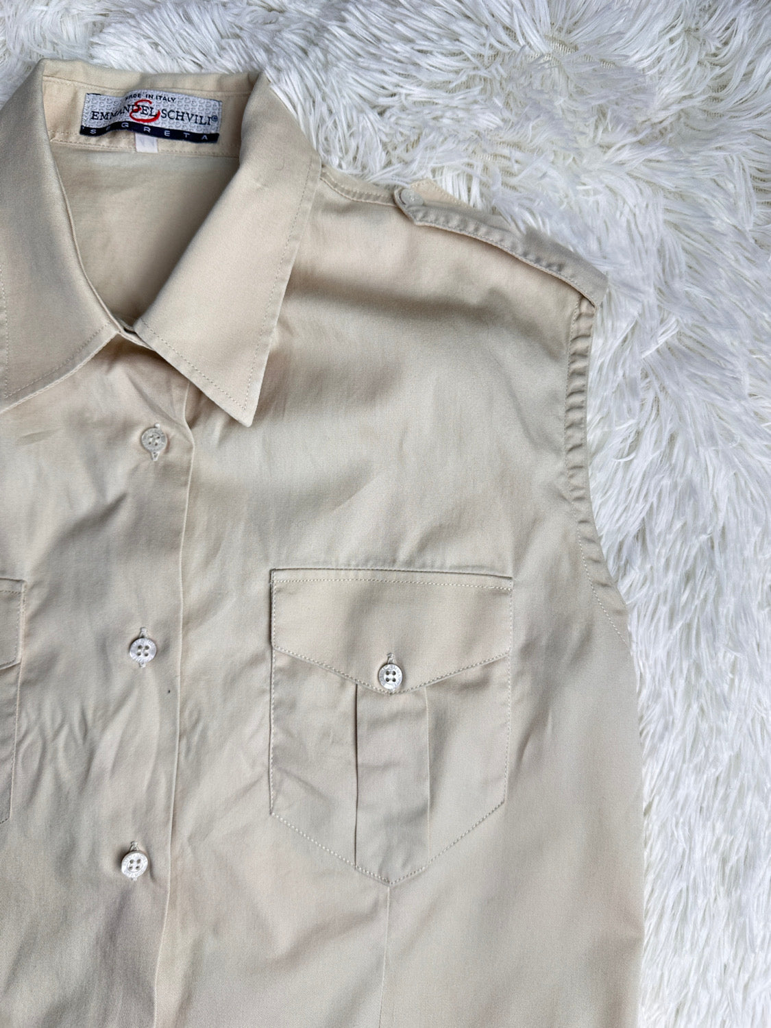 Camicia smanicata paperino e paperina