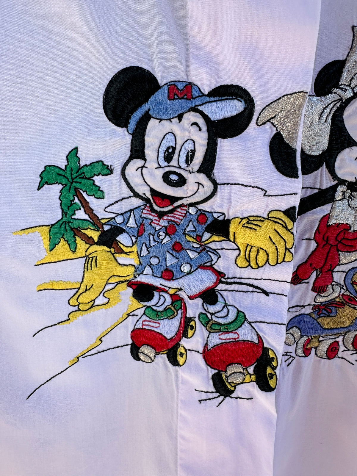 Camicia Topolino e Minnie sui pattini