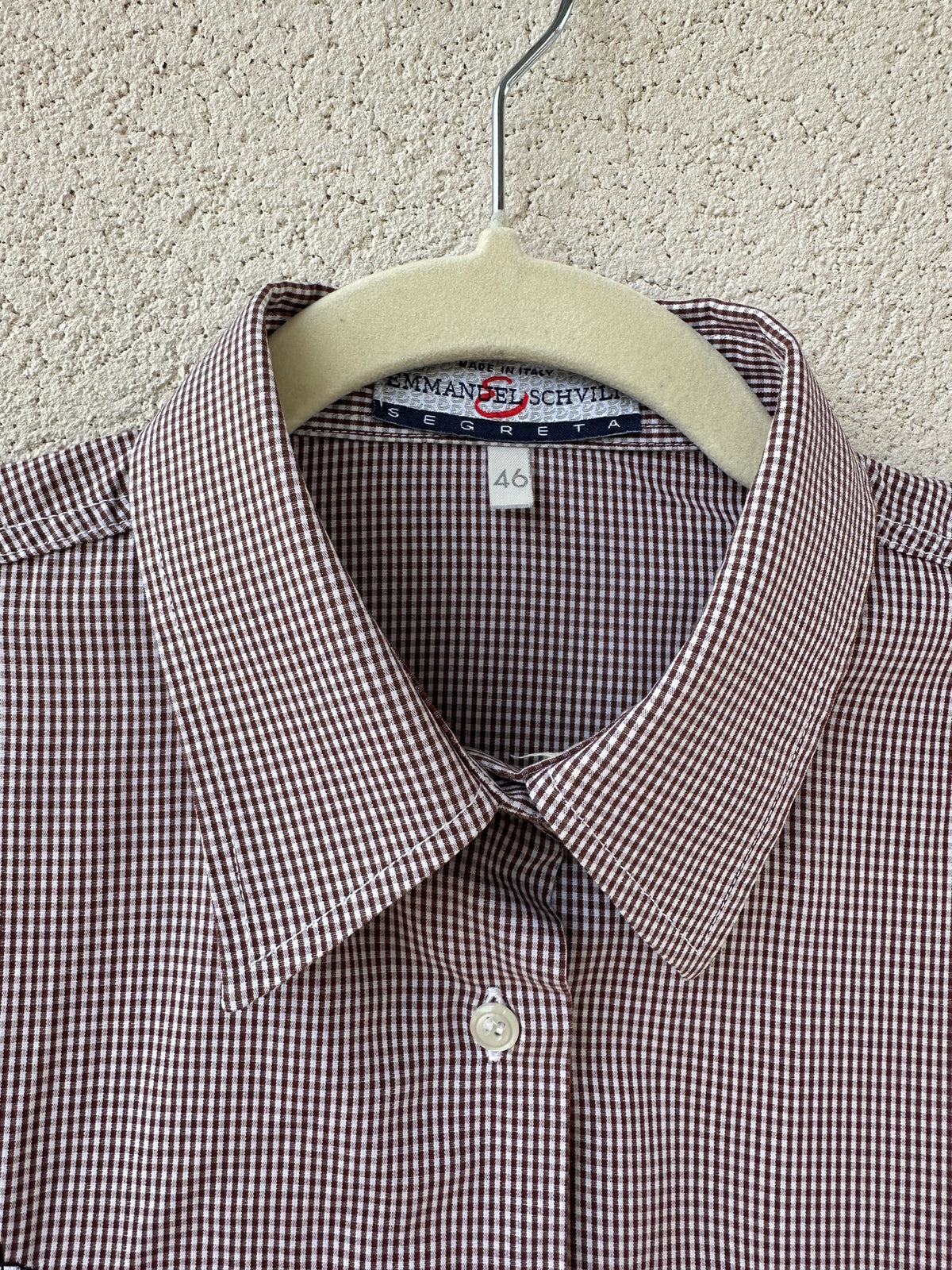 Camicia 101 Dalmati Quadretti Marrone