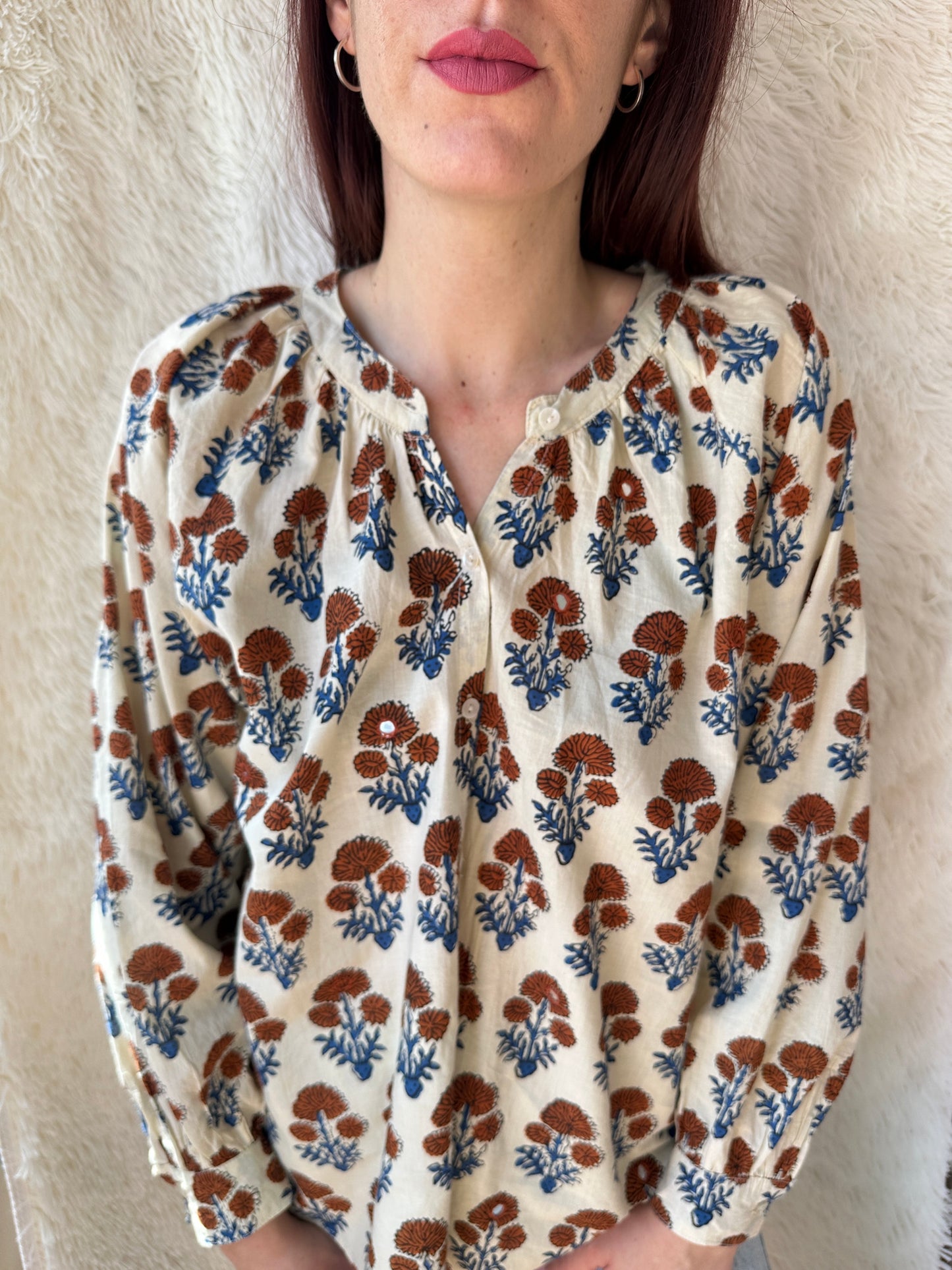 Blusa Boho-Chic "Indian Garden"
