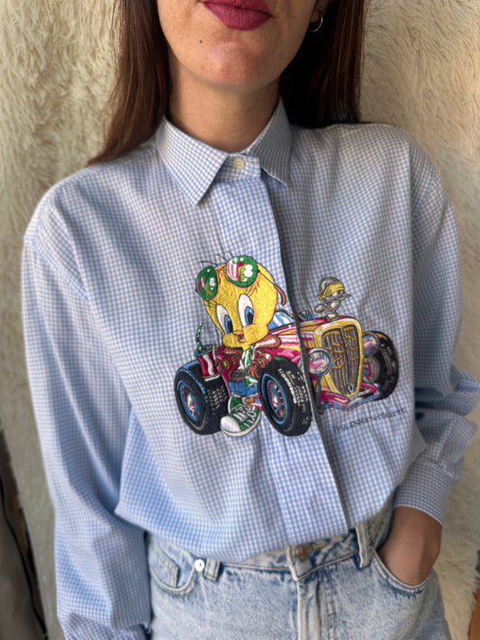 Camicia vichy Titti auto d’epoca