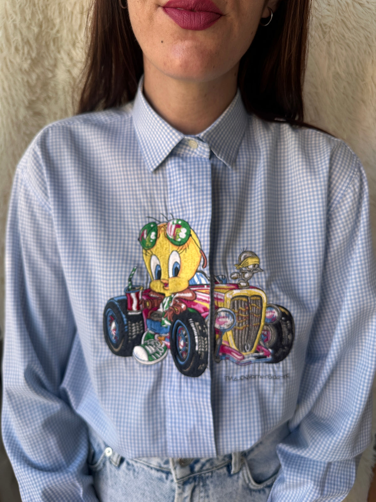 Camicia vichy Titti auto d’epoca