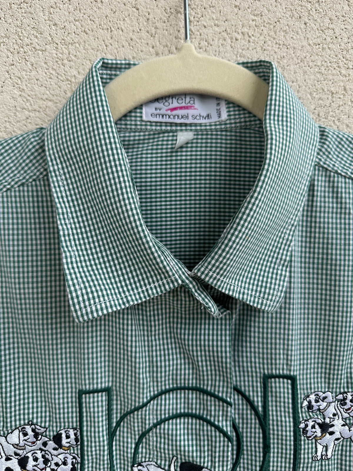 Camicia 101 Vichy verde