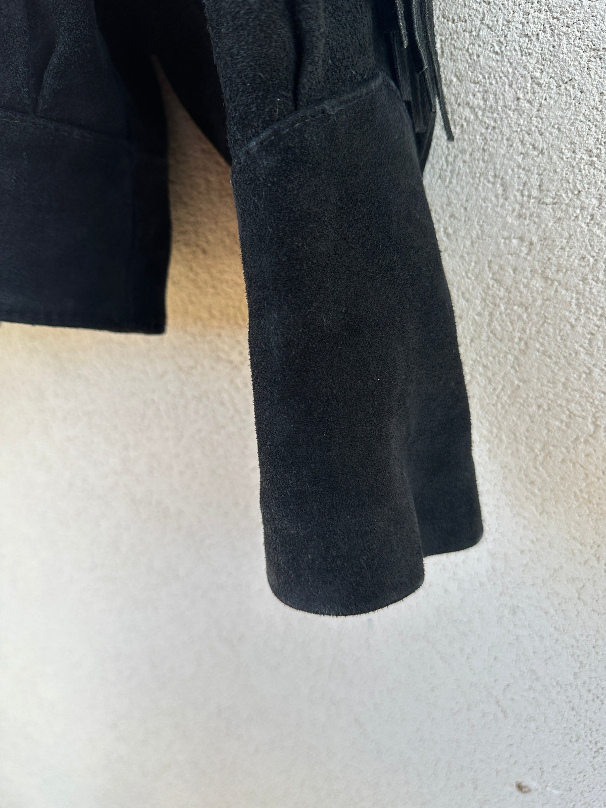 Giacca camoscio western