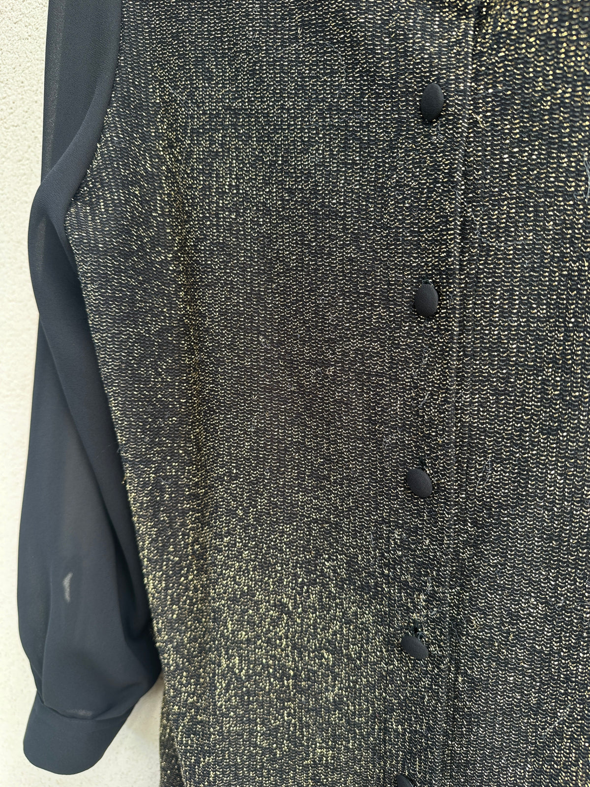 Blusa Lurex e Chiffon