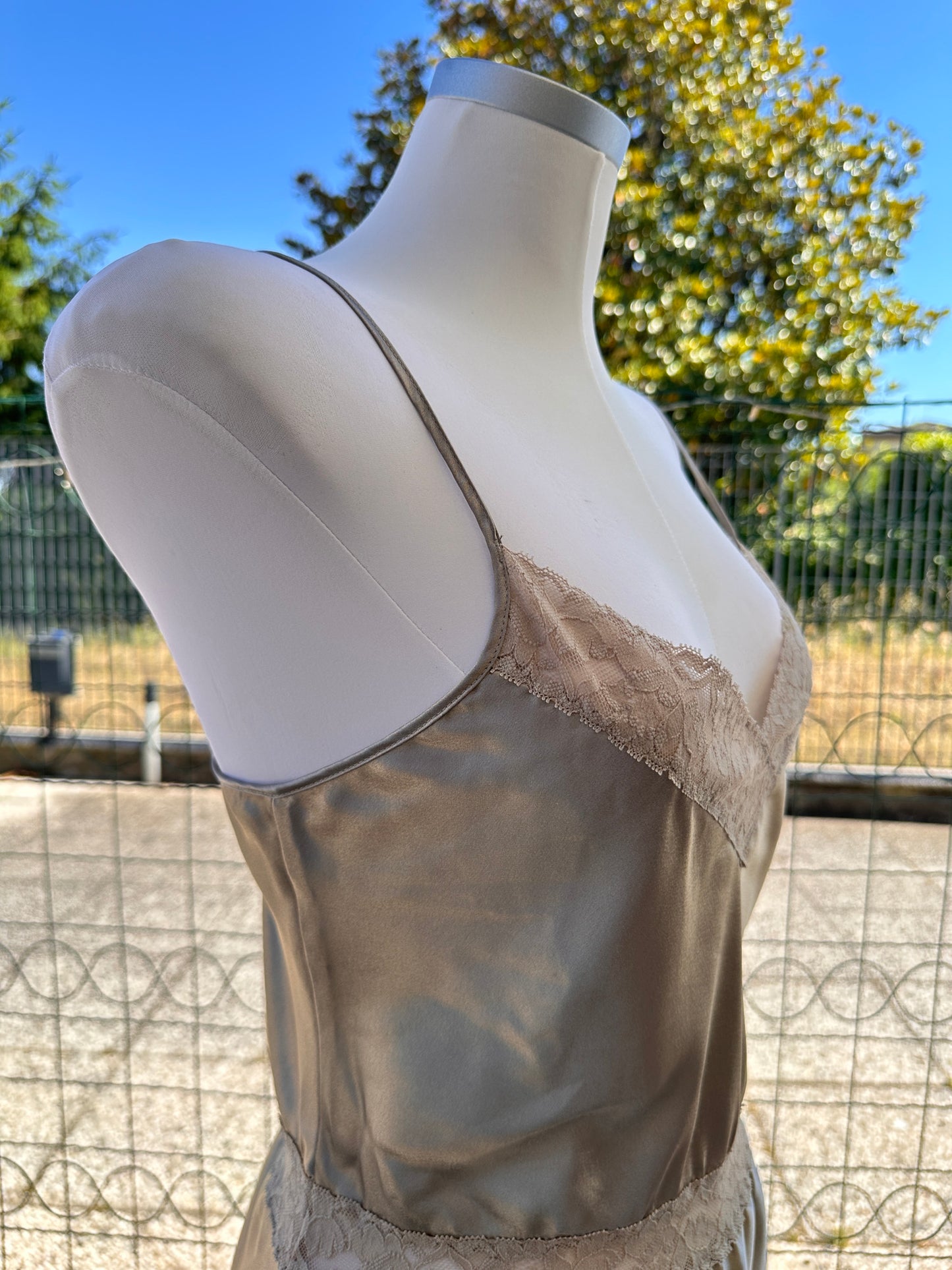 Body pizzo champagne
