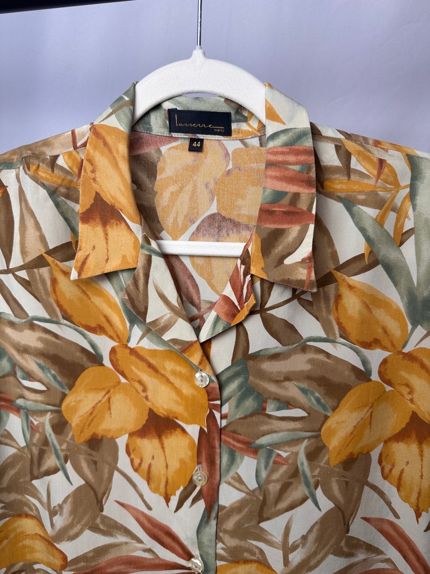 Camicia vintage tropicale