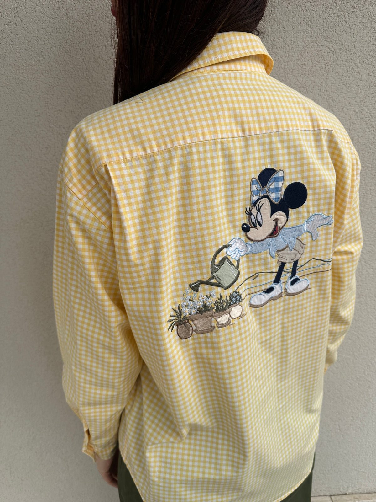 Camicia minnie fiori vichy