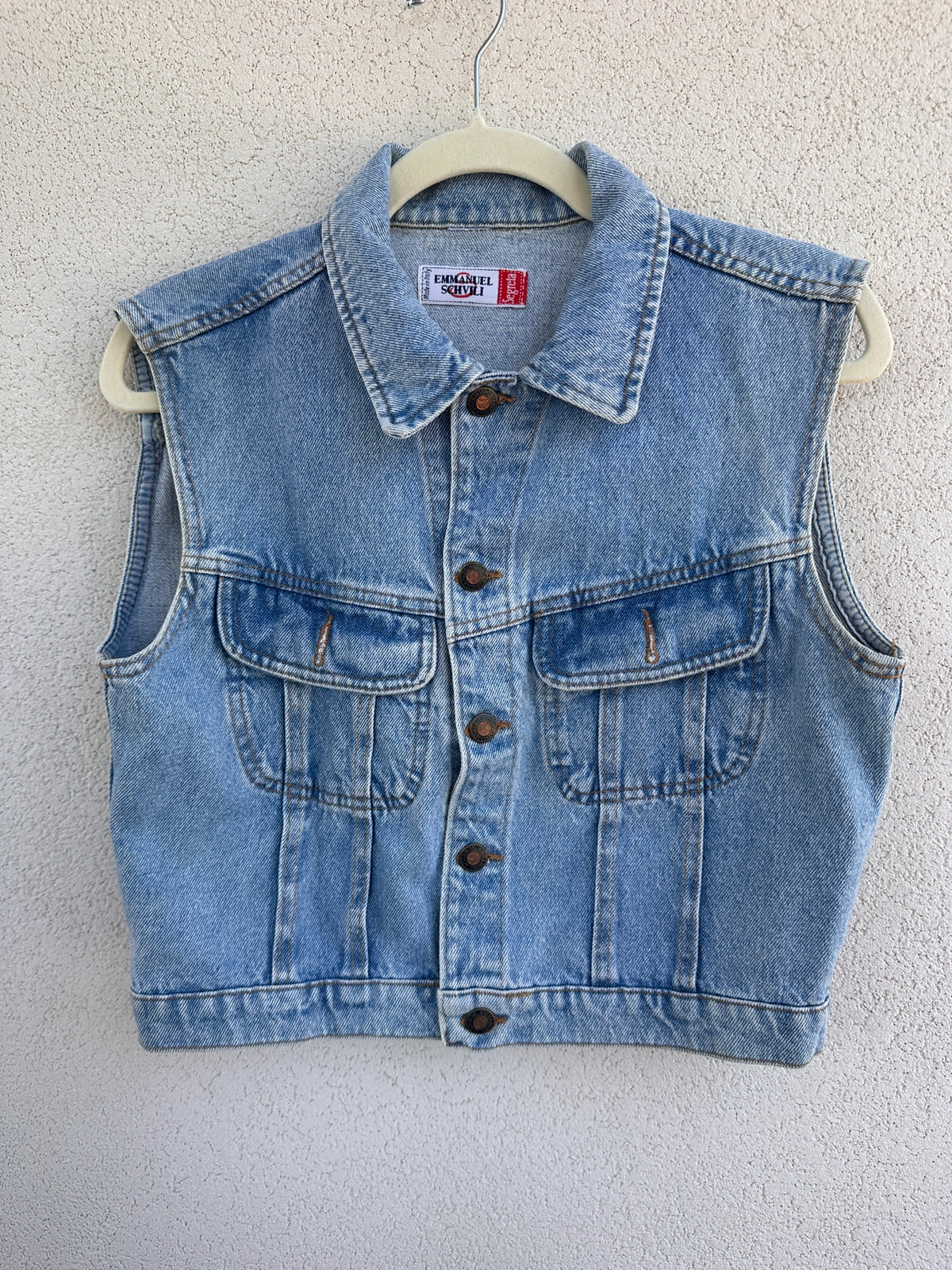 Gilet denim vintage Donald & Daisy