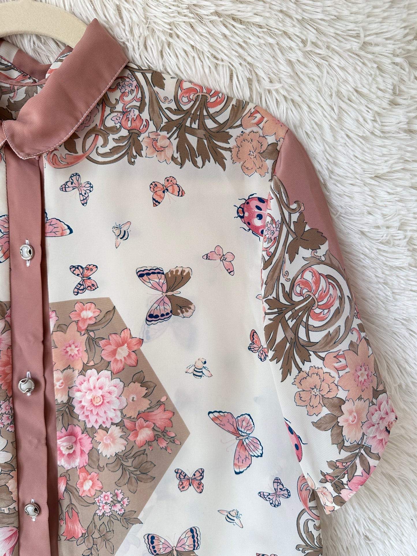 Camicia farfalle