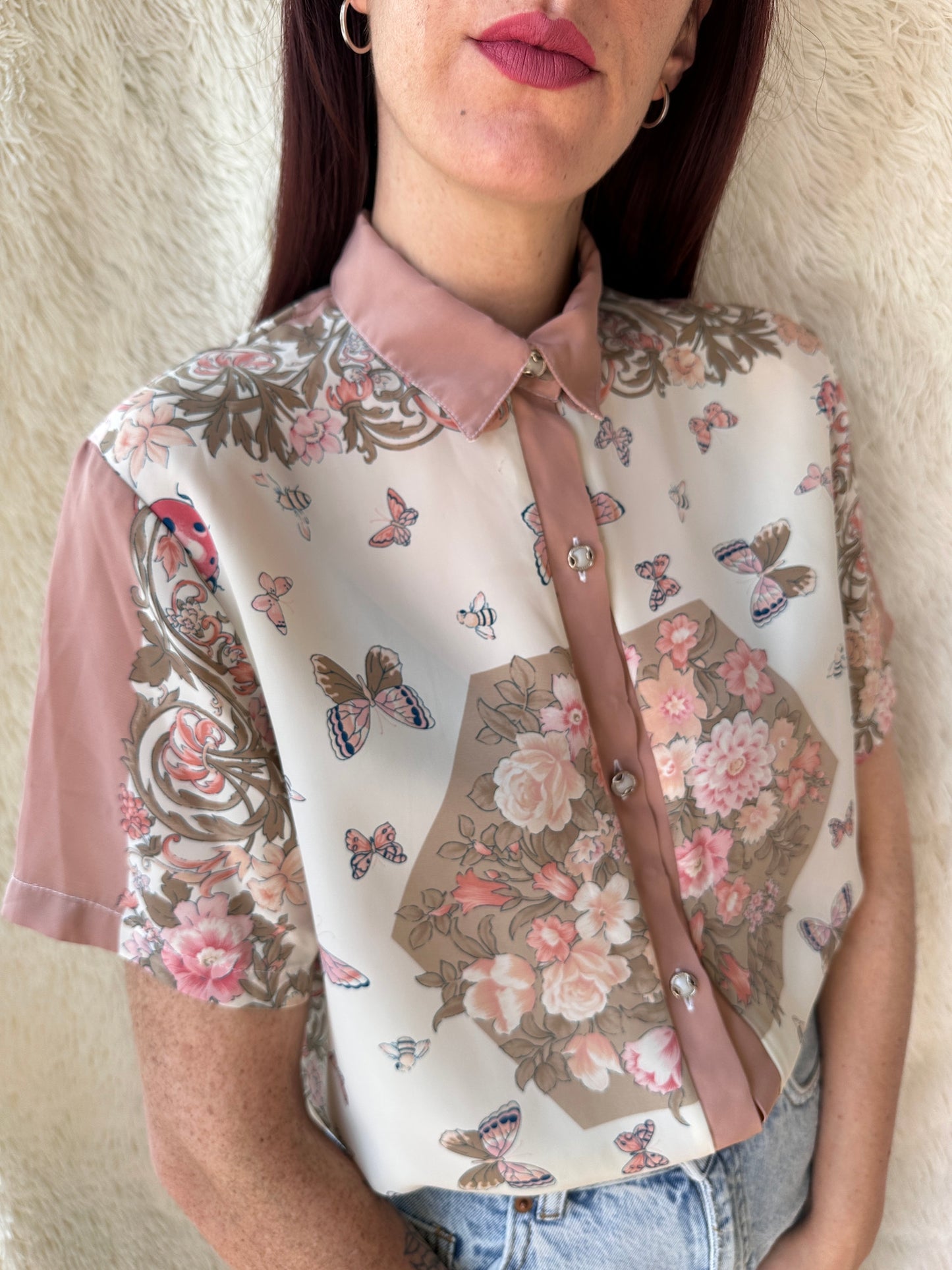 Camicia farfalle