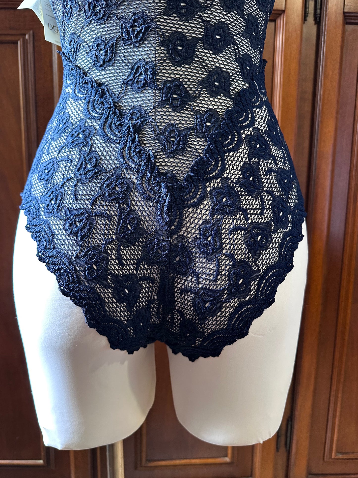 Lace bodysuit navy Marisetienne