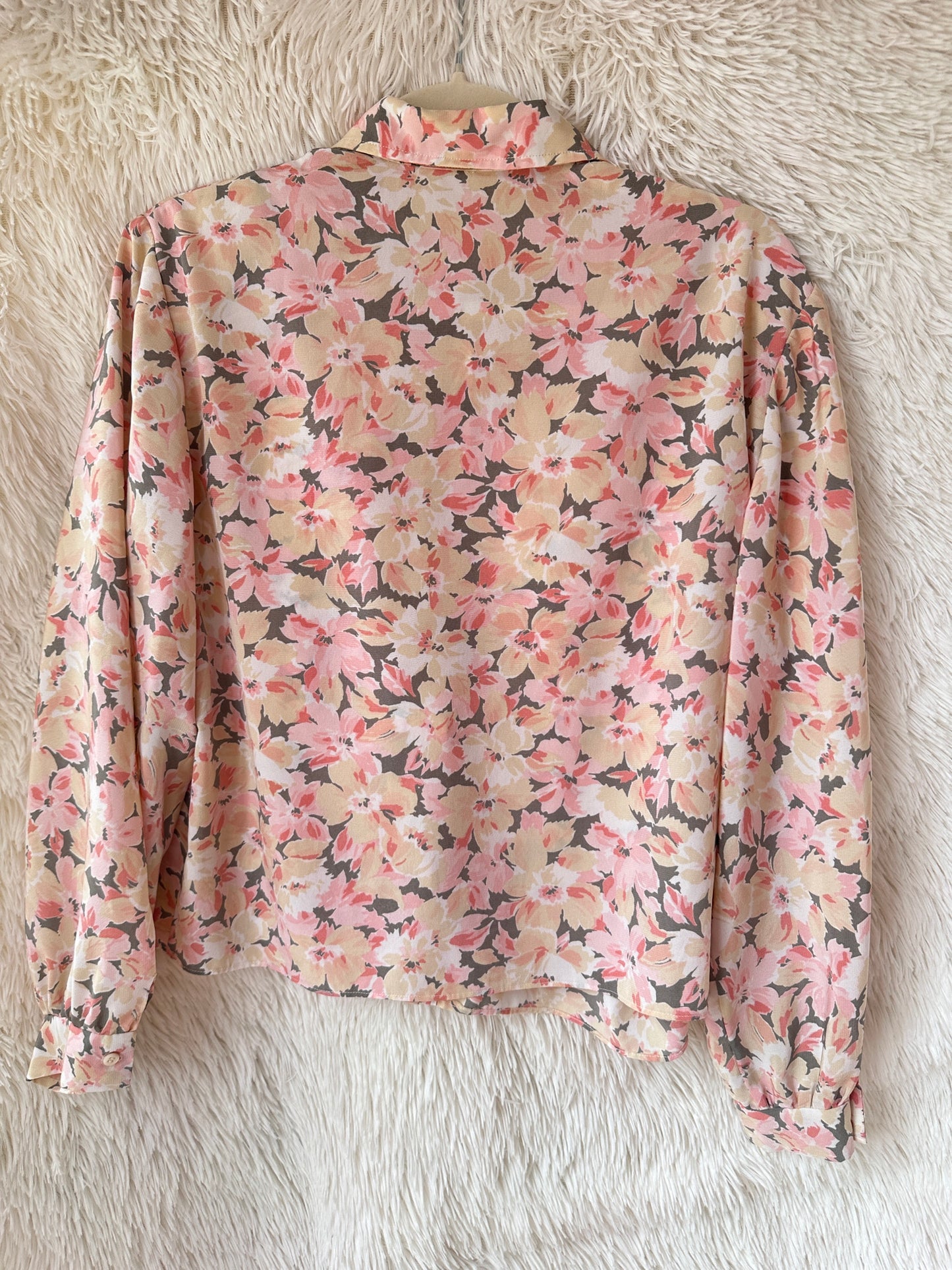 Camicia bouquet pesca